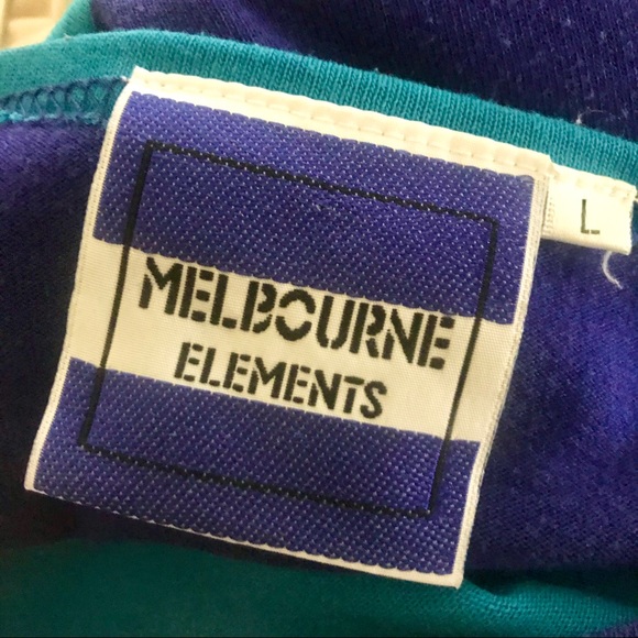 '90s Melbourne Elements Striped Cropped Top - Picture 4 of 4